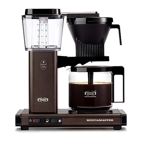 Technivorm Moccamaster 53932 KBGV Select 10-Cup Coffee Maker, Dutch Cocoa, 40 ounce, 1.25l